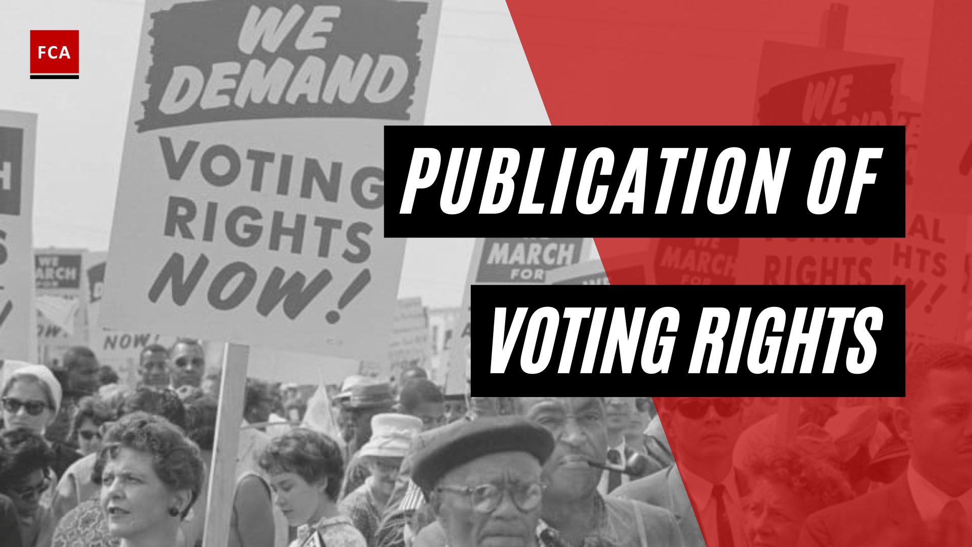 Publication Of Voting Rights