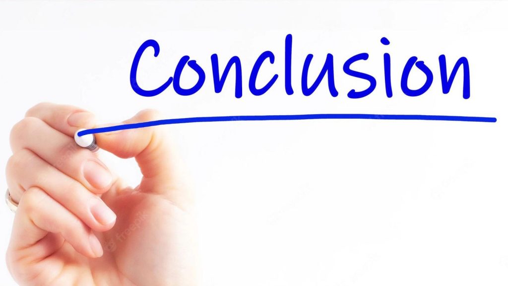Conclusión y comunicación