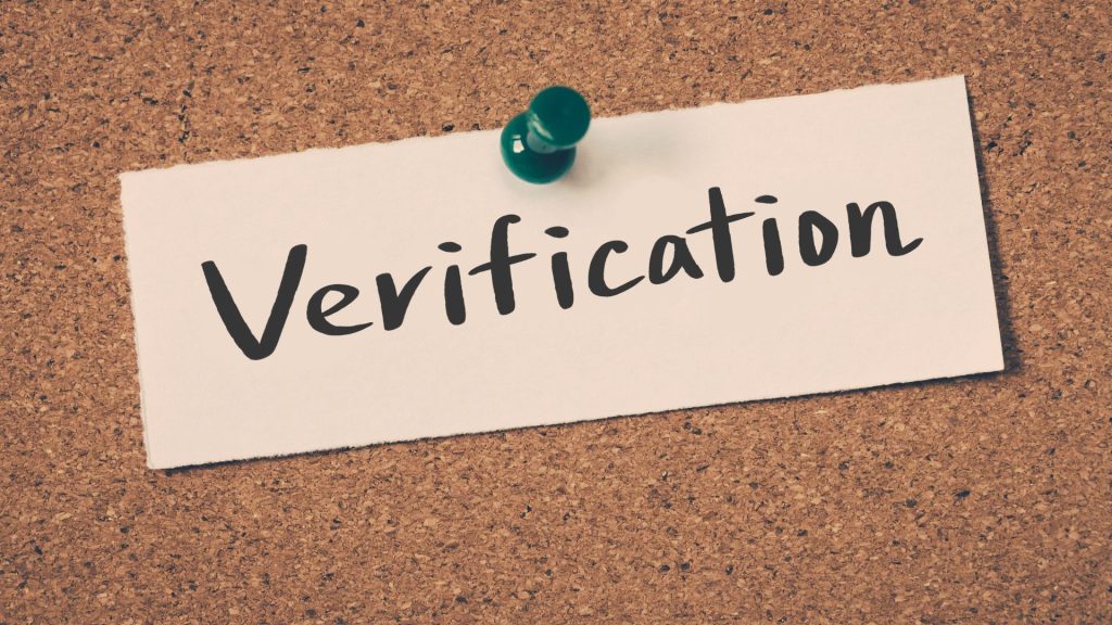 Identification and Verification