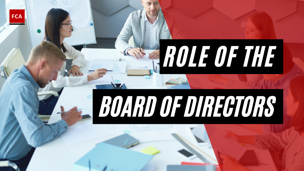 Role of the Board of Directors