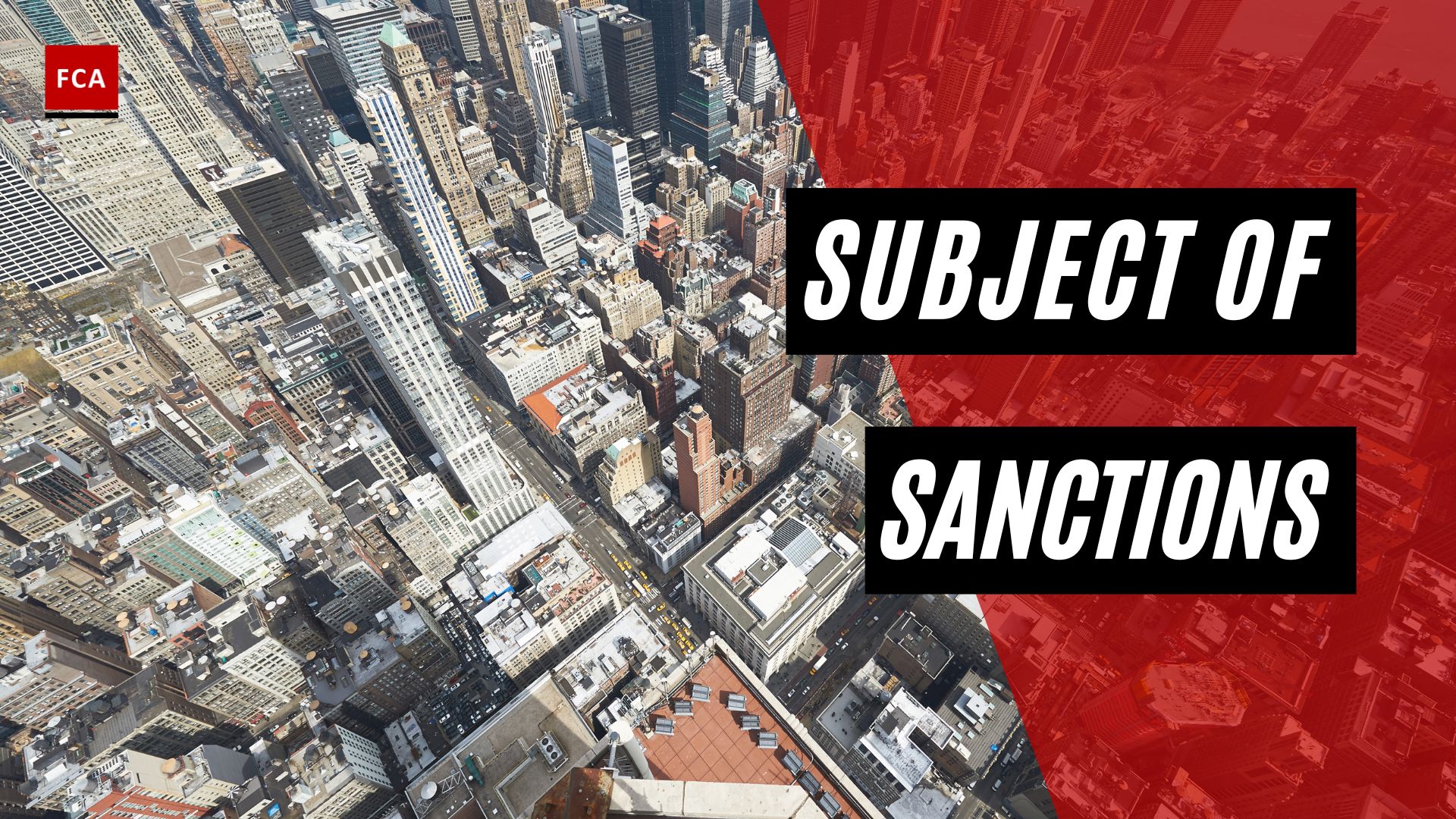 Subject of Sanctions