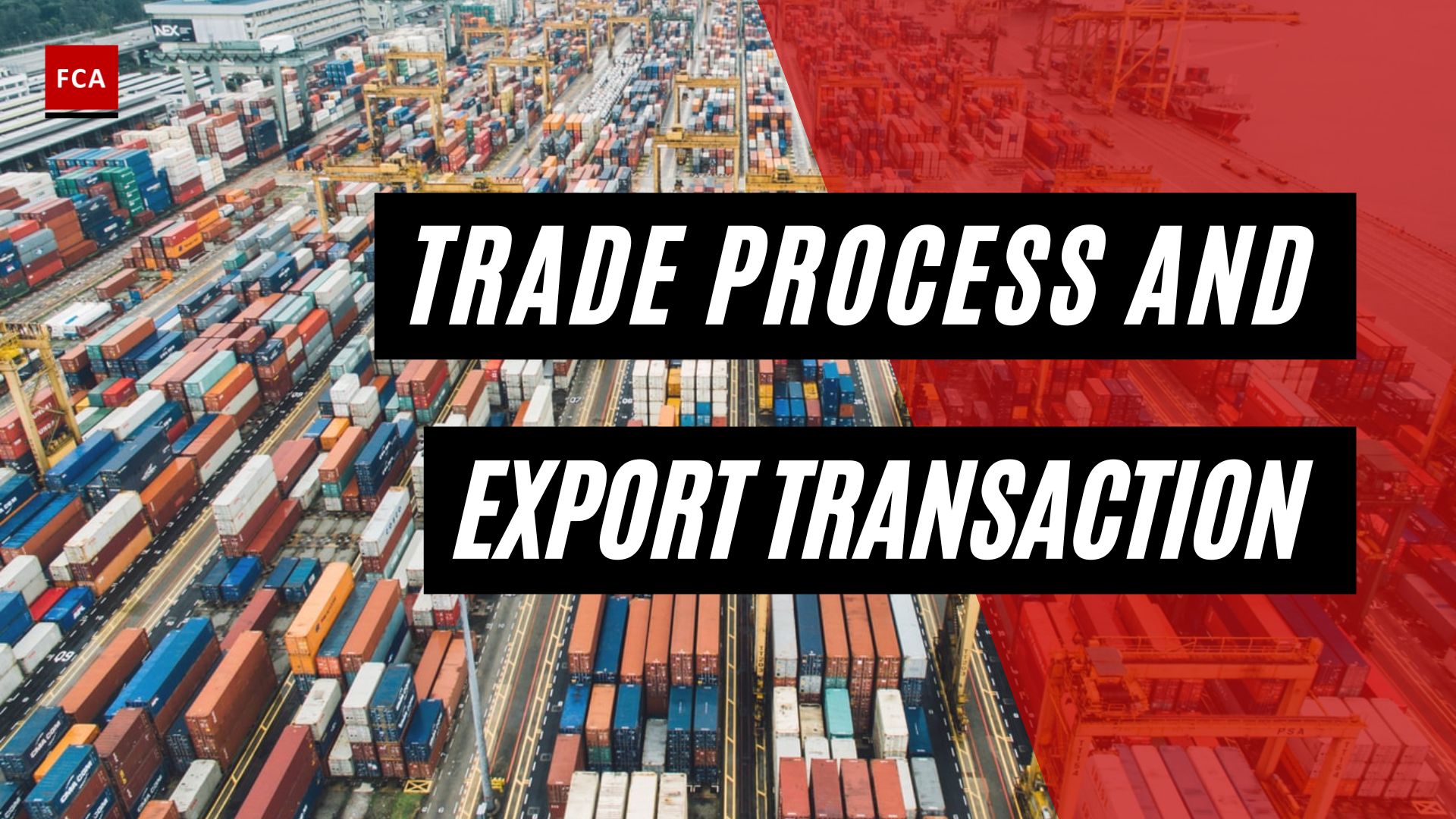 Trade Process and Export Transaction