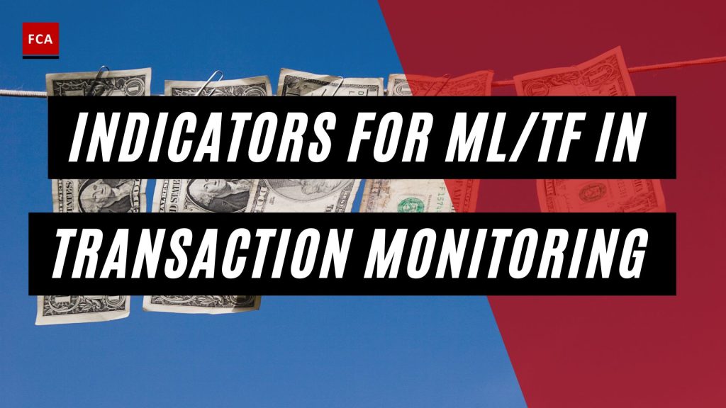 Indicators for Money Laundering