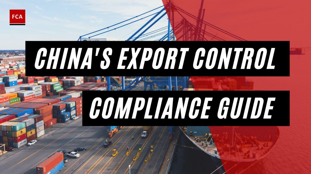 China's Export Control Compliance Guide