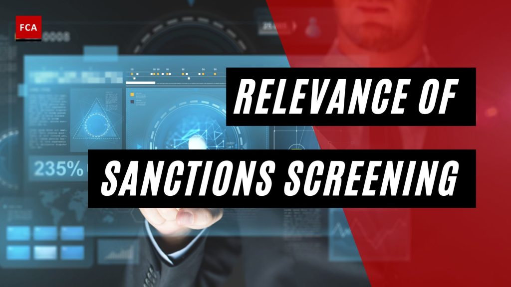 Relevance of Sanctions Screening