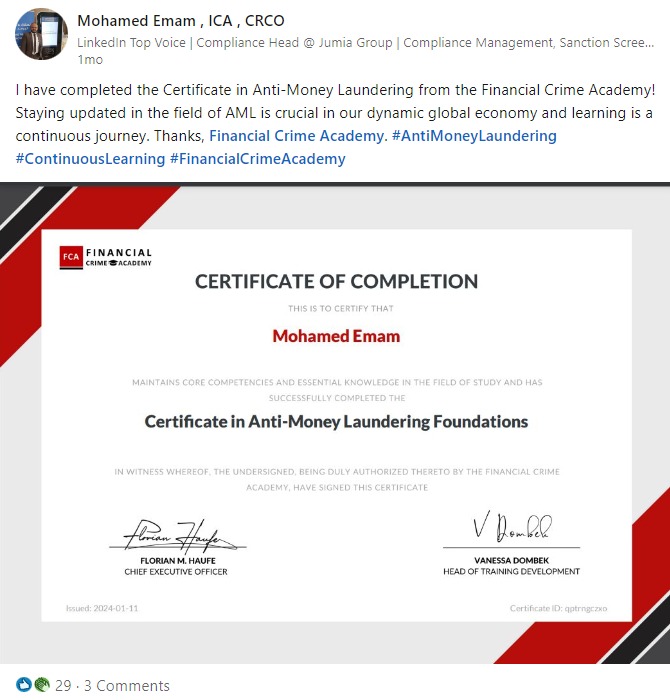 LinkedIn Testimonial