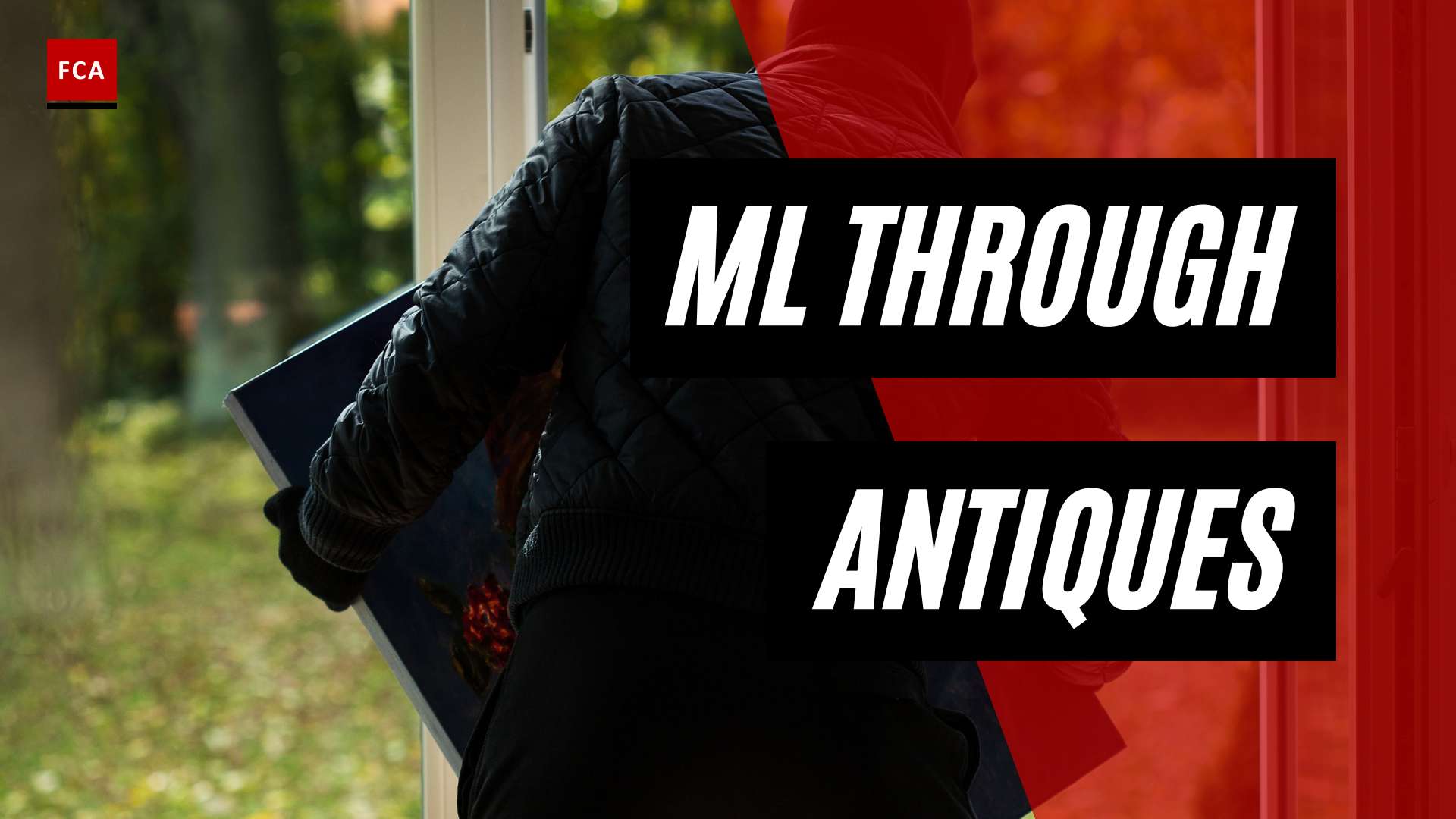 The Underworld of Antiques: Unraveling Money Laundering Networks
