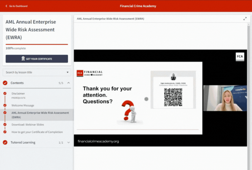 Completion Certificates Video